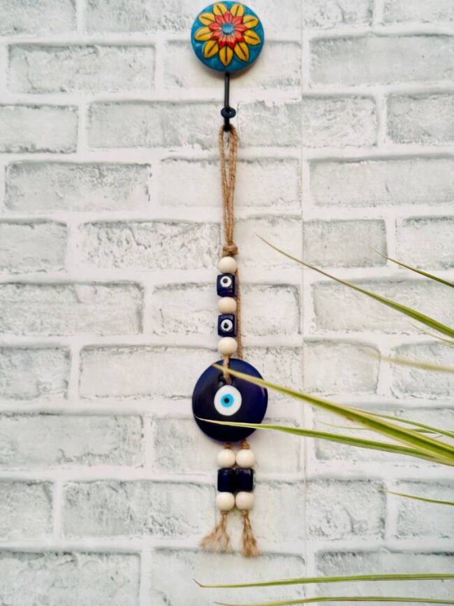 Handcrafted Protection & Elegance-Long Evil Eye (With Hook)