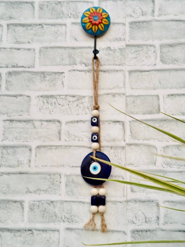 Handcrafted Protection & Elegance-Long Evil Eye (With Hook) - Image 2