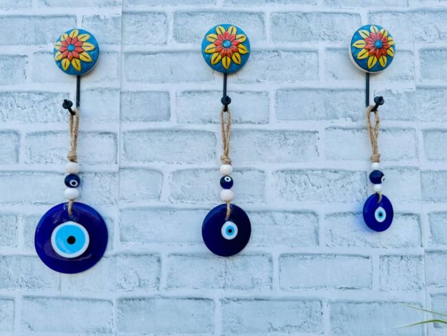plain Evil Eye (With Hook)