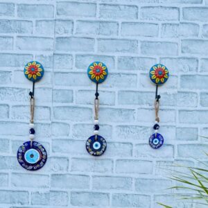 Hand-painted Evil Eye (With Hook)