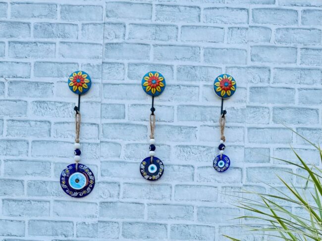 Hand-painted Evil Eye (With Hook)