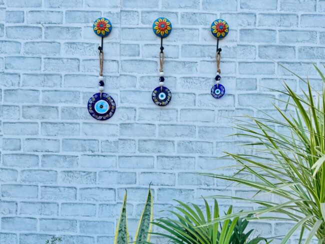 Hand-painted Evil Eye (With Hook) - Image 2