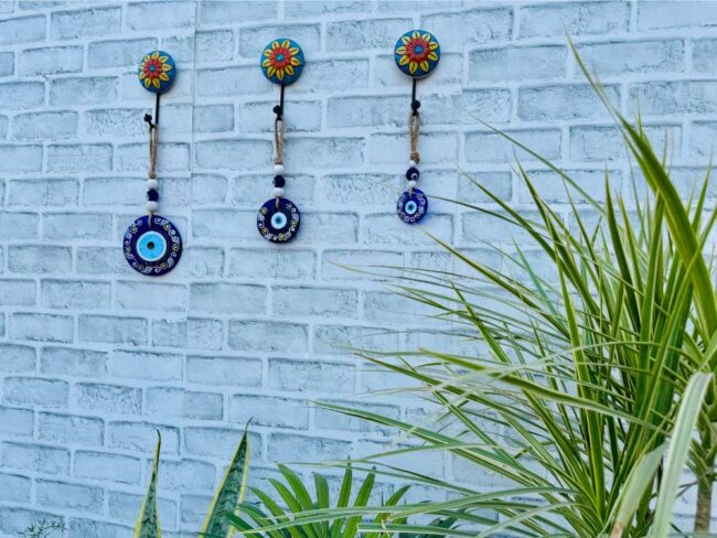 Hand-painted Evil Eye (With Hook) - Image 3
