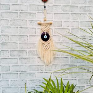 Boho Macrame Evil Eye (With Hook)