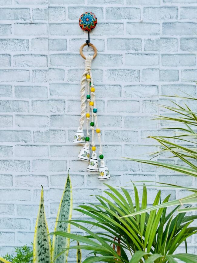 Harmony Bell Chimes- Yellow & Green (With Hook)