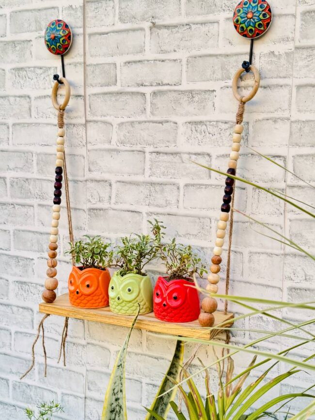 Multiple Beaded Wall Shelf (With Hook) - Image 3